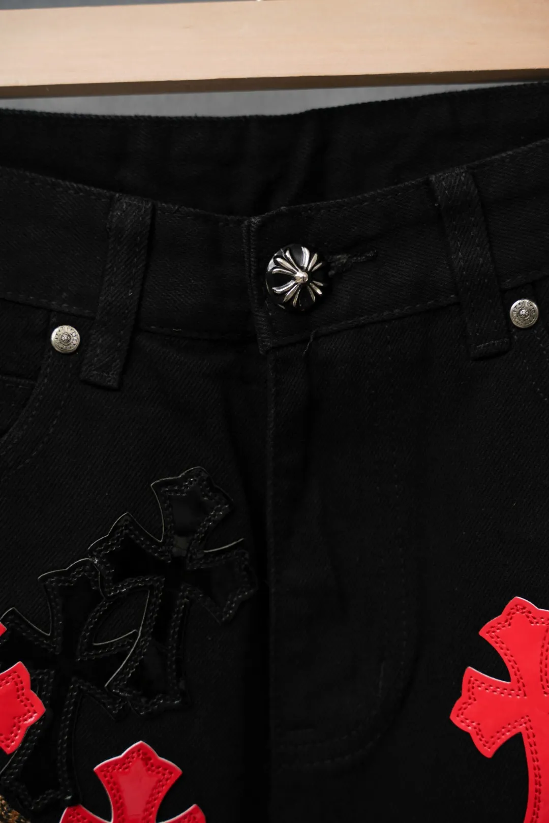 ：S 020 & Chrome Hearts Same Style ：Black Size：28 30 32 34 （S-XL)
